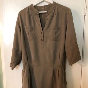 Khaki colored Fossil dress